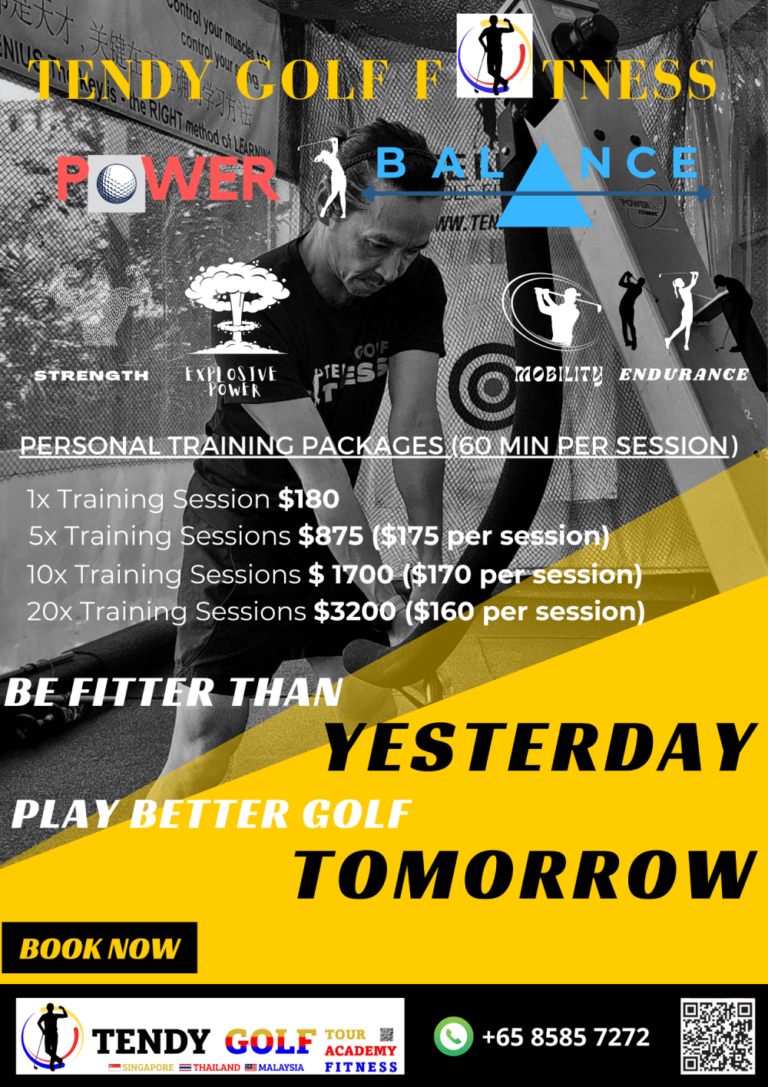 Golf Fitness Programme Tendy Golf